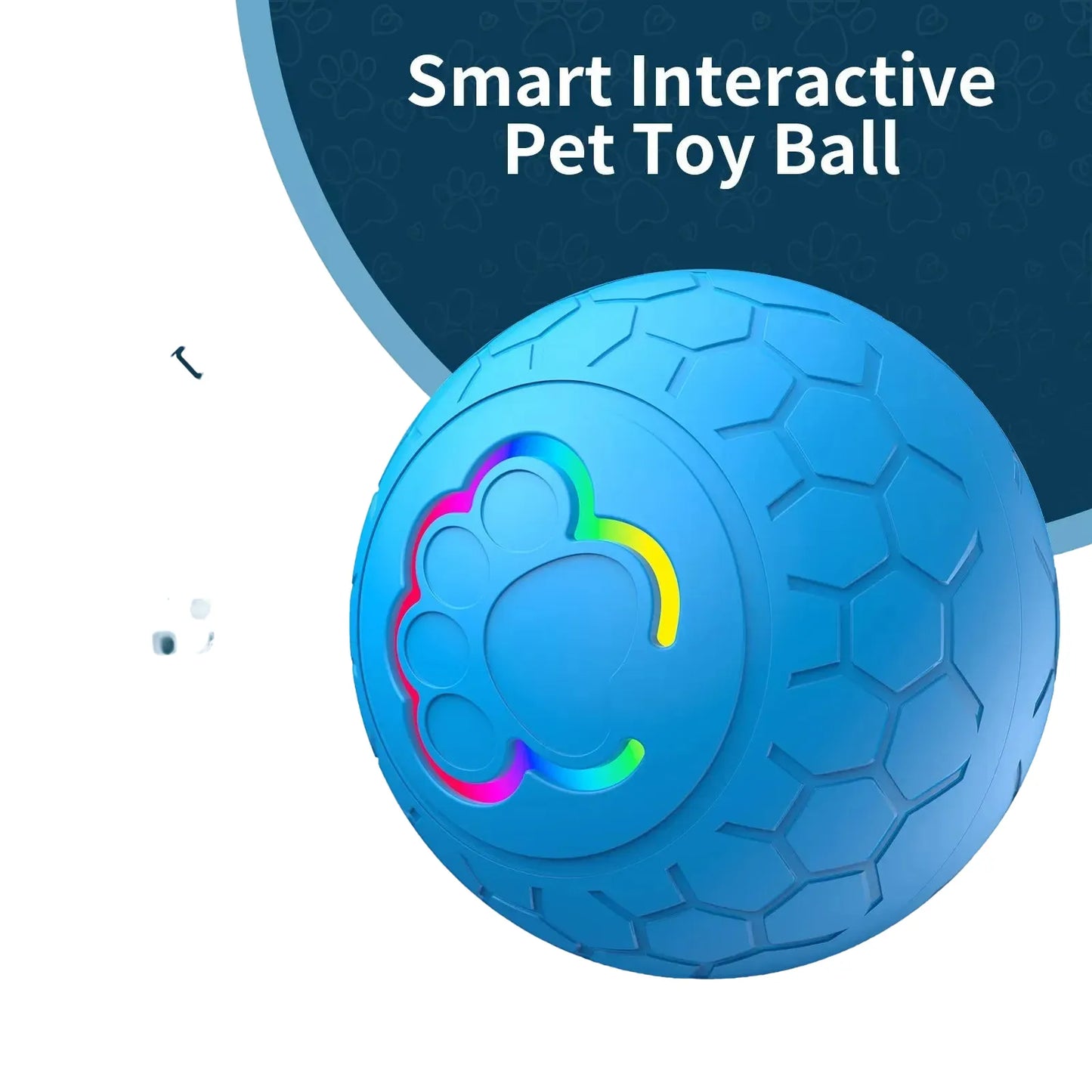 interactive dog ball toy, electric remote-controlled bouncing, durable chew-resistant plastic, engaging pet training game, indoor/outdoor fun, battery operated