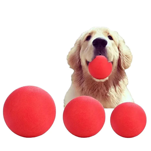 Rubber Dog Chew Ball Toy - Dental Care, Safe Play for Puppies & Adult Dogs, Durable & Fun, Supports Healthy Teeth & Gums, Lightweight Fetch Toy for Indoor & Outdoor Use