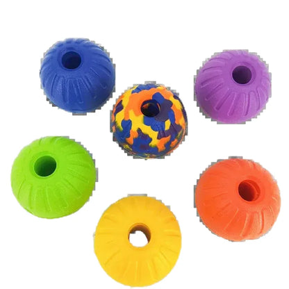 Floating Dog Chew Toy, Durable EVA 7cm/9cm Ball for Training & Fetch, Multi-Coloured Waterproof, Ideal for Beach & Park Play, Perfect for Small to Large Dogs