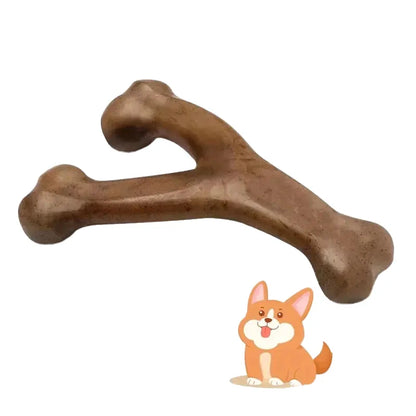 Durable Dog Chew Toy, Natural Rubber, Bite-Resistant, Textured for Teeth Cleaning, Ideal for Dental Health, Suitable for All Breeds, Safe Play for Puppies to Adult Dogs