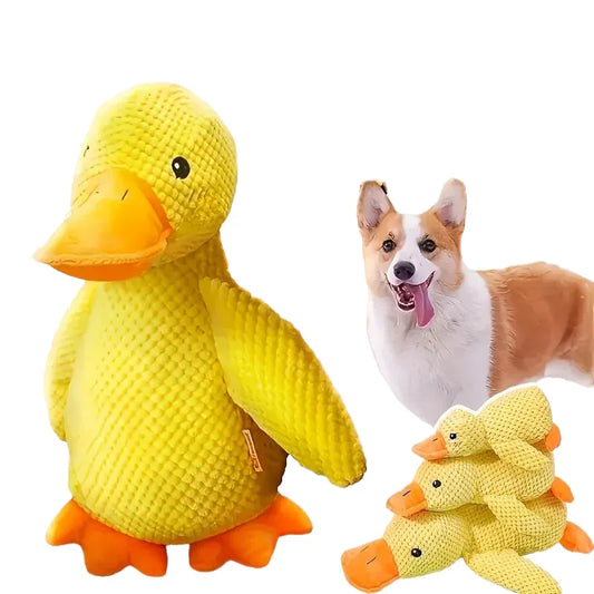 Plush Squeaky Fox Dog Toy, Chew-Resistant for Small Medium Breeds, Soft Fleece for Chewing and Cuddling, Interactive Indoor Pet Companion, Engaging Play by Your Side