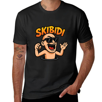 2025 New 150g Men's Short Sleeve T-Shirt - Breathable Cotton Tee with Double-Sided Print - Ideal for Fitness, Leisure, and Casual Wear