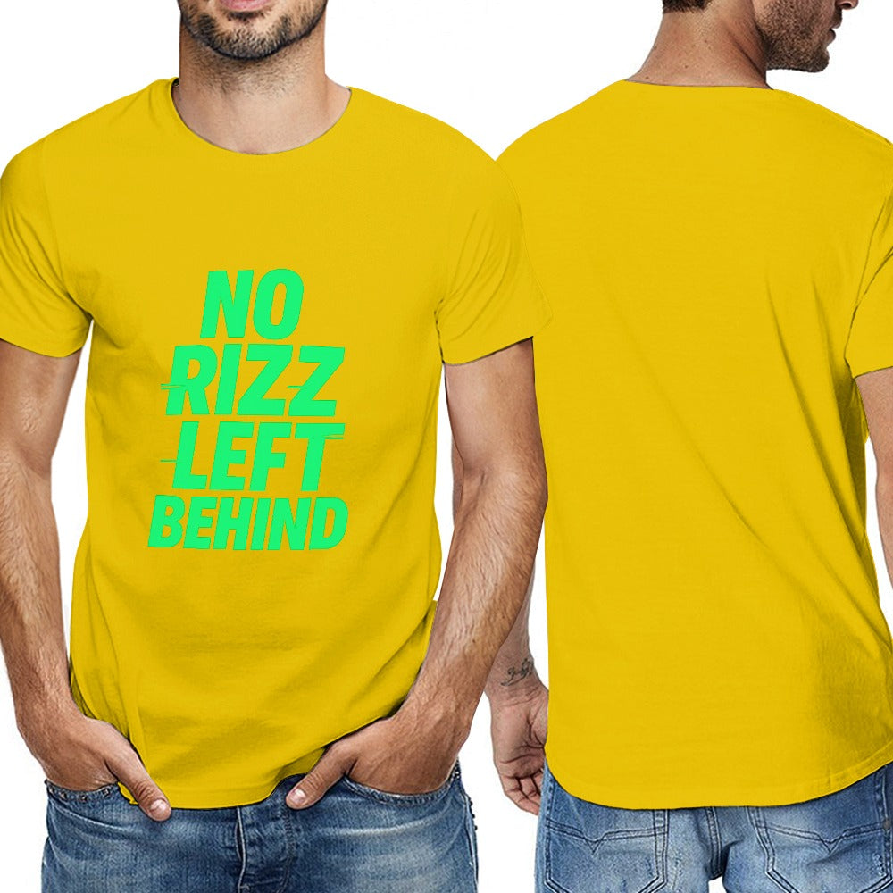 2025 new 150g men's short sleeve t-shirt, 100% cotton, comfortable fit, breathable, double-sided print, ideal for fitness, leisure, home, travel, events, available in multiple sizes