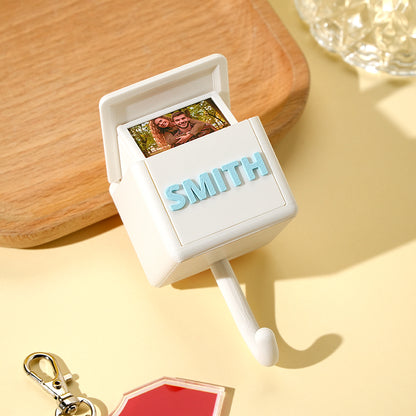 Personalized 3D Printed Gravity Hooks Home Decor Gift for Family - Unique Modern Hooks for Stylish Organization and Display