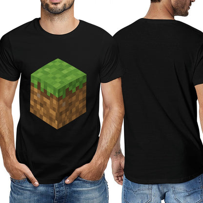 2025 New 150g Men's Short Sleeve T-shirt - Comfortable Cotton Tee for Fitness, Leisure, Travel, and Events - Breathable, Stylish, Double-Sided Printed Design