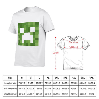 Men's 100% Cotton Short Sleeve T-shirt with Double-Sided Print - Casual Unisex Tee, Breathable and Comfortable Design - Ideal Gift for Fitness Enthusiasts and Everyday Wear