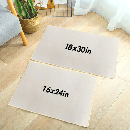 Home Is Where We Park It Doormat - Family Gifts for Couples, Camping Lovers, Husband, Wife - Non-Slip Rubber Base, Plush Velour, Size M/L