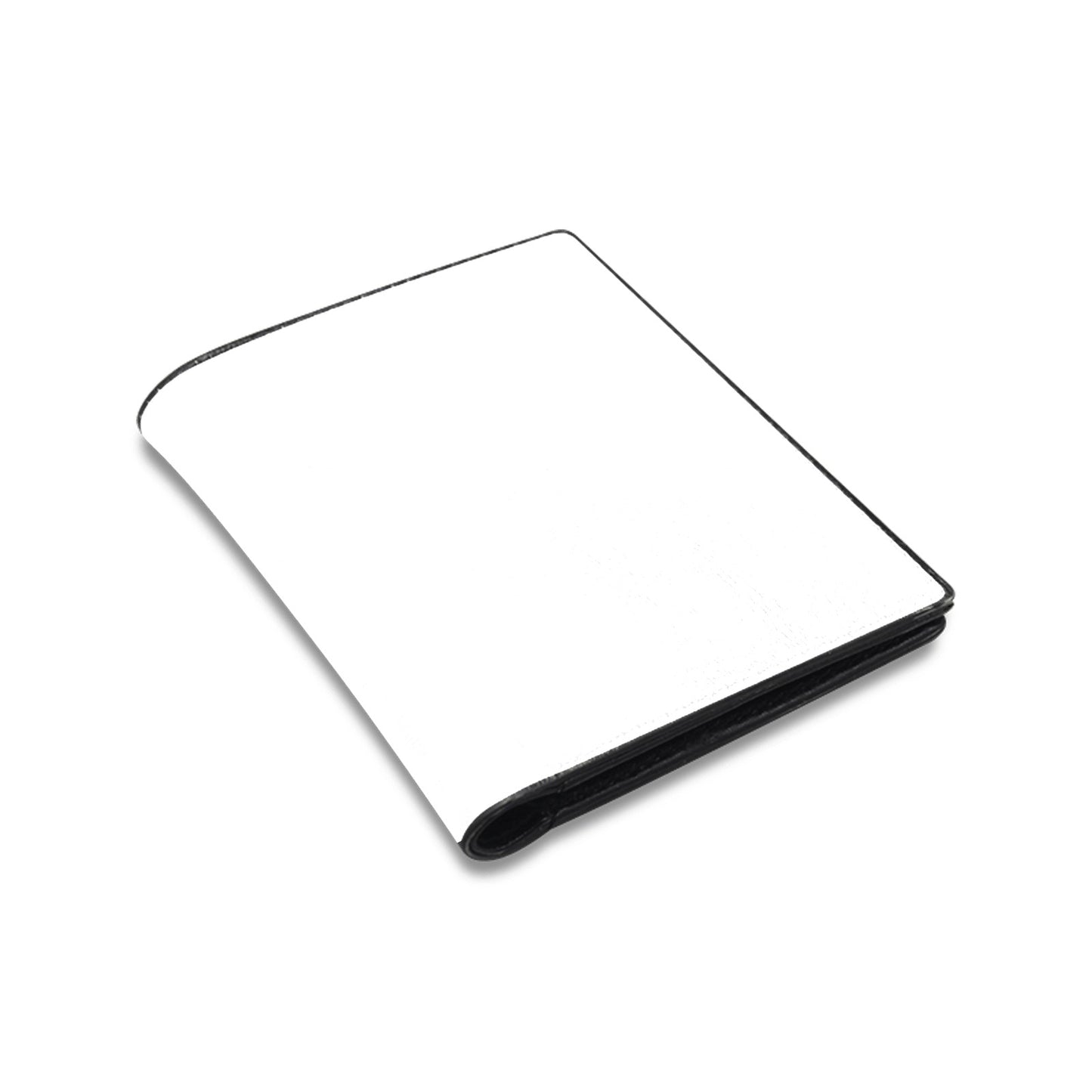 custom leather wallet 1612 for men and women, pu leather, 4 card slots, cash pocket, stylish design, versatile card bag, black wallet, easy to carry