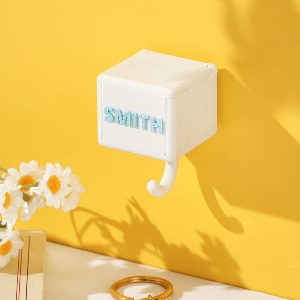 personalized 3d printed gravity hooks home decor gift for family - unique modern hooks for stylish organization and display