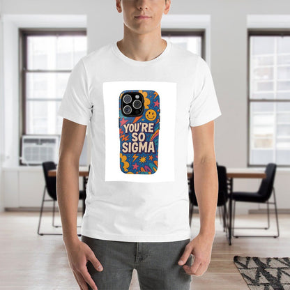 Men's Short Sleeve Cotton T-Shirt with Unique Double-Sided Print for Fitness, Travel, and Leisure - Comfortable Unisex Tee, Casual Wear, Great Gift for Him