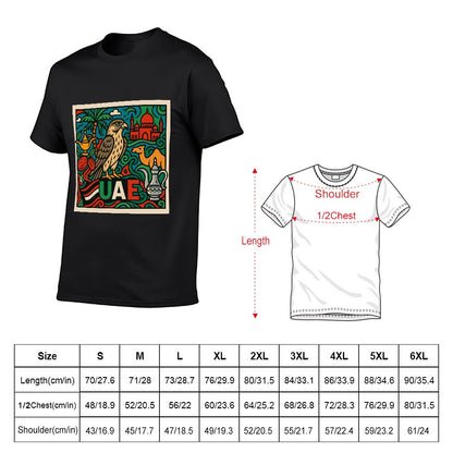 Men's 100% Cotton Short Sleeve T-Shirt with Unique Double-Sided Print Comfortable Fit for Fitness and Leisure Unisex Casual Tee Gift for Him