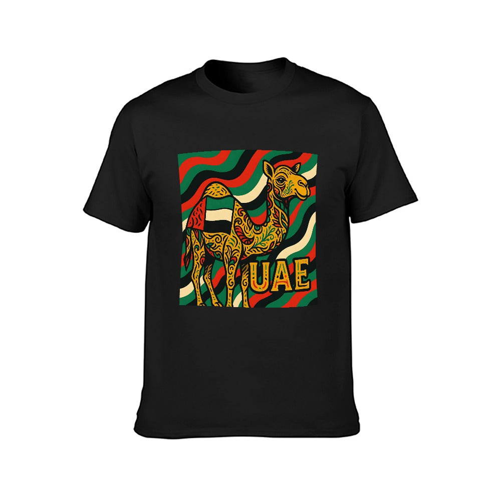 men's 100% cotton unisex short sleeve t-shirt with unique double-sided print comfortable fitness and leisure tee gift for him casual wear stylish design breathable soft material