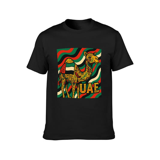 Men's 100% Cotton Unisex Short Sleeve T-Shirt with Unique Double-Sided Print Comfortable Fitness and Leisure Tee Gift for Him Casual Wear Stylish Design Breathable Soft Material