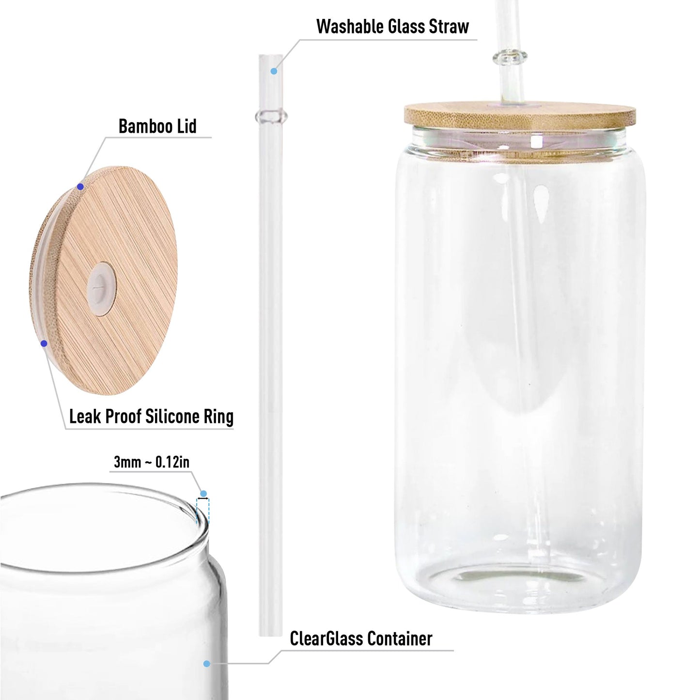 personalized clear glass cup - first my mother forever my friend tumbler with lid and straw, gift for mum, daughter, grandma, vintage glass drinkware for special occasions