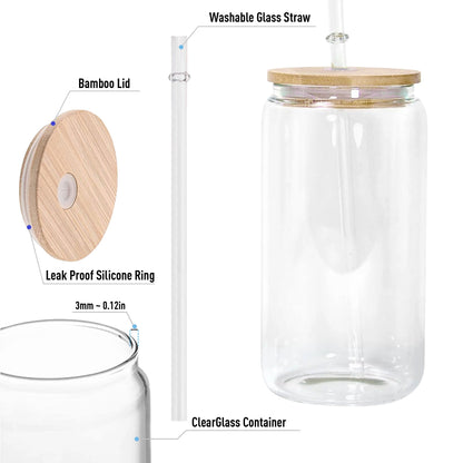 Personalized Clear Glass Cup - First My Mother Forever My Friend Tumbler with Lid and Straw, Gift for Mum, Daughter, Grandma, Vintage Glass Drinkware for Special Occasions